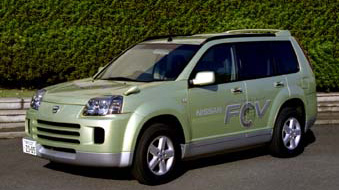 Nissan to launch limited leasing of the 2003 model X-TRAIL FCV.